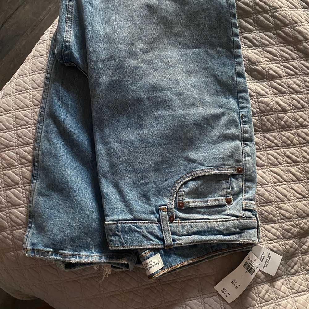 Ultra High Rise Ankle Straight Jean Abercrombie & Fitch - Picture 3 of 6
